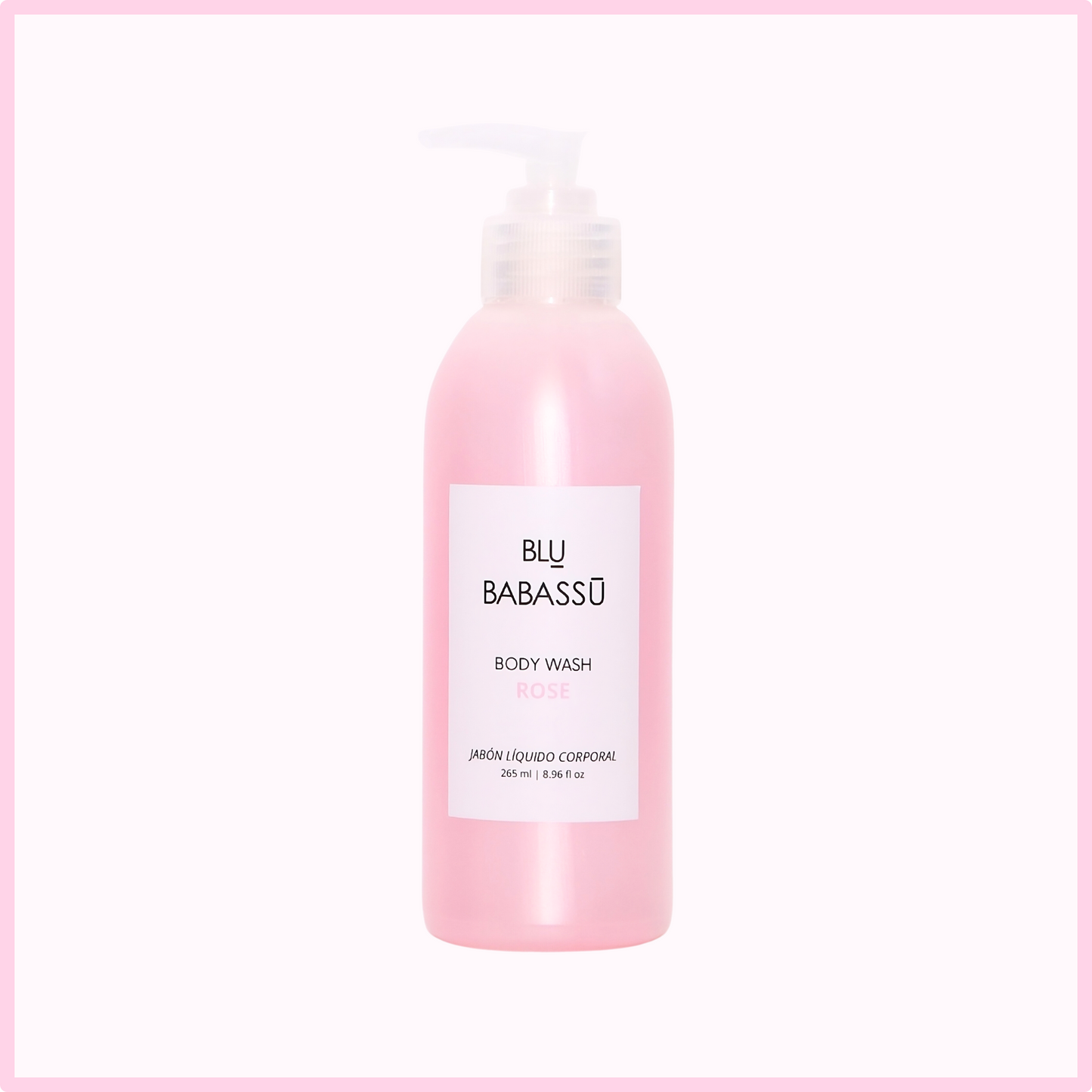 Rose Body Wash Jabón Líquido