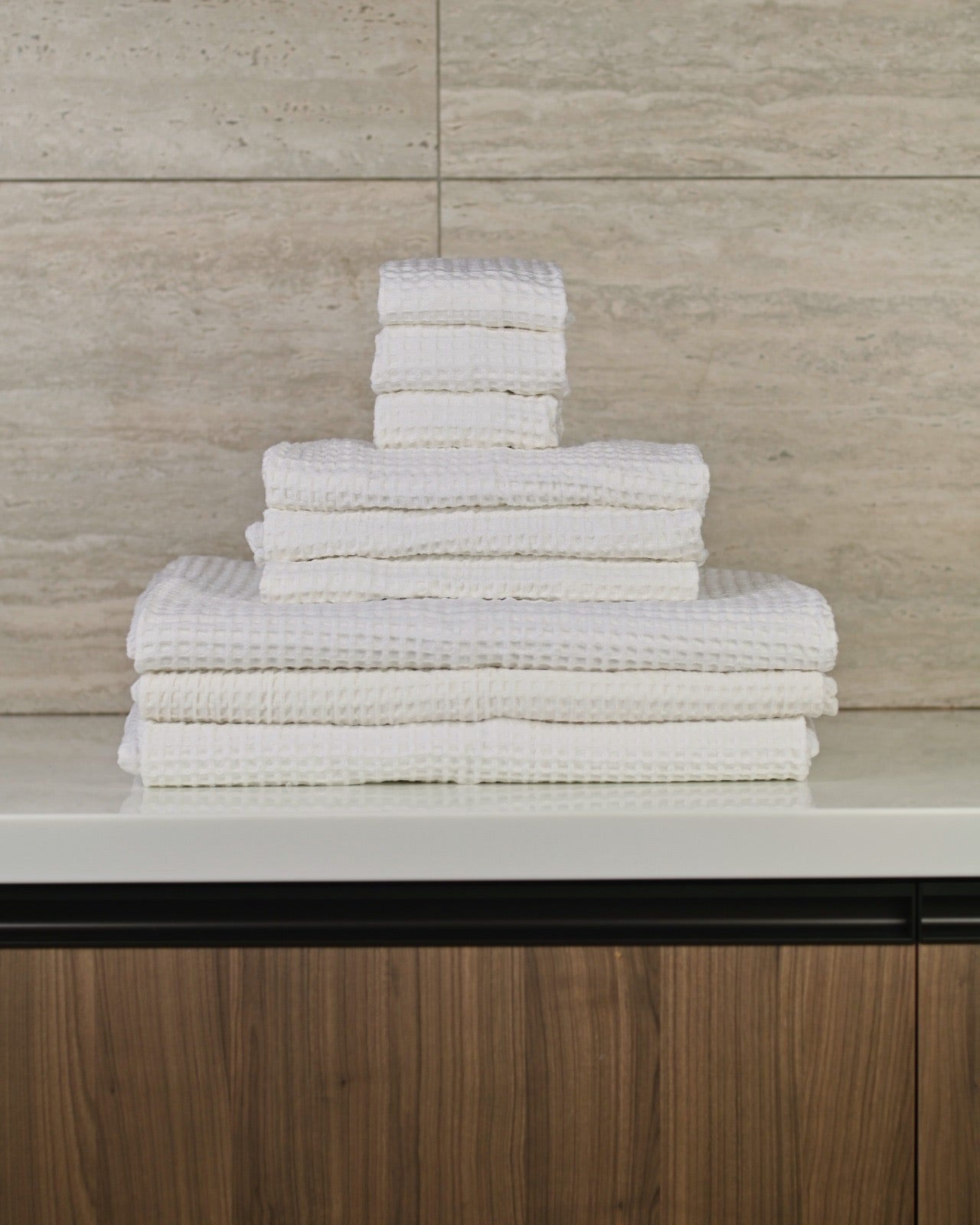 Toalla Baño Algodón Waffle Grande 1.45 m x .90 m