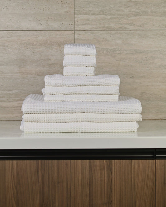 Toalla de Manos Algodón Waffle Mediana .43 m x .80 m
