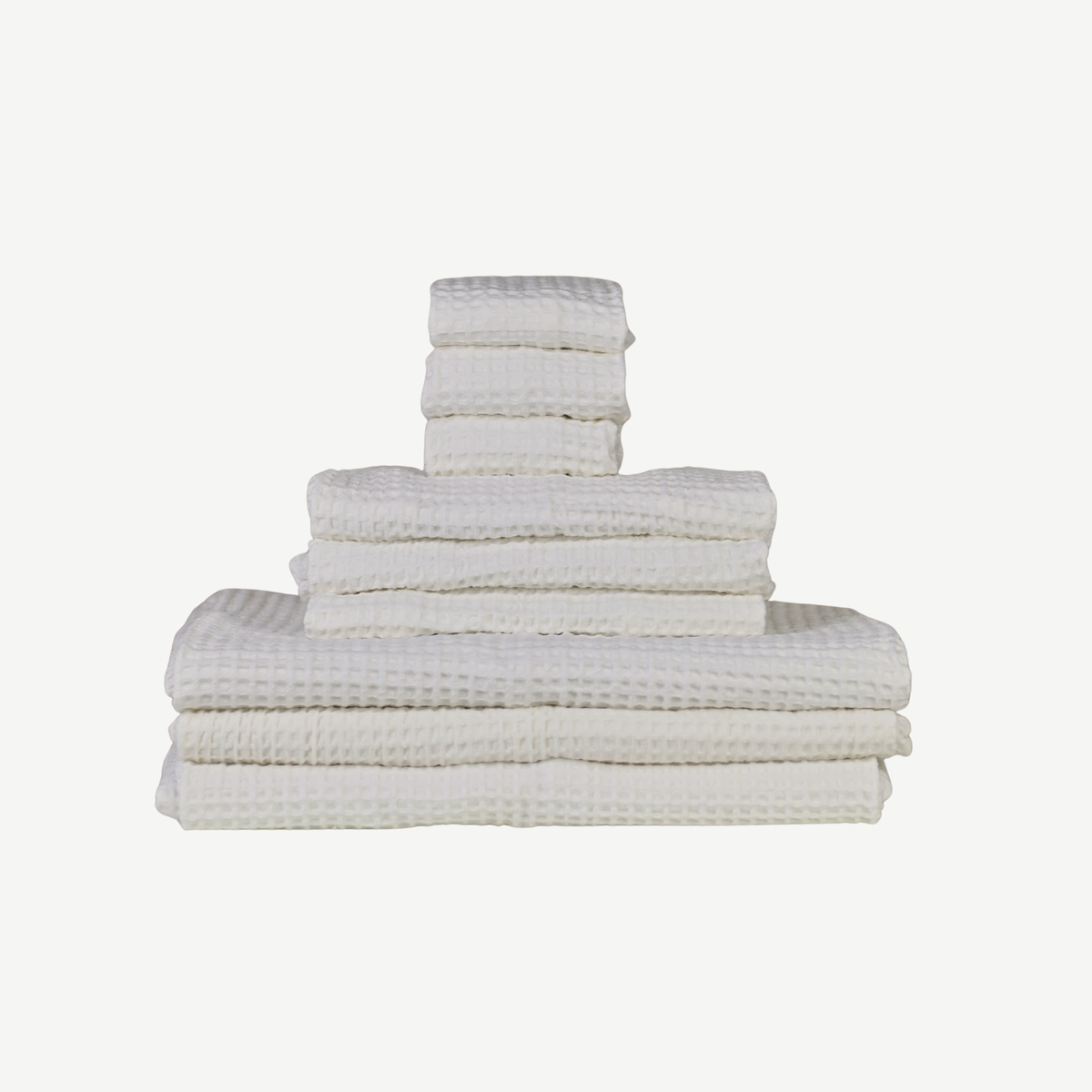 Toalla Facial Algodón Waffle Pequeña .30 m x .45 m